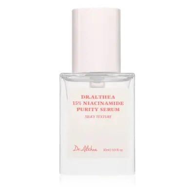 Dr. Althea 15% Niacinamide Purity Serum sérum illuminateur visage avec effets apaisants 30 ml