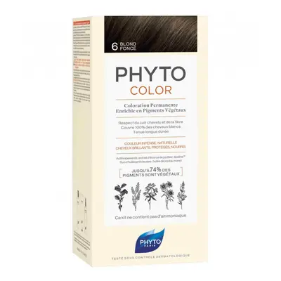 Phyto Color coloration cheveux sans ammoniaque teinte 6 Dark Blonde 1 pcs