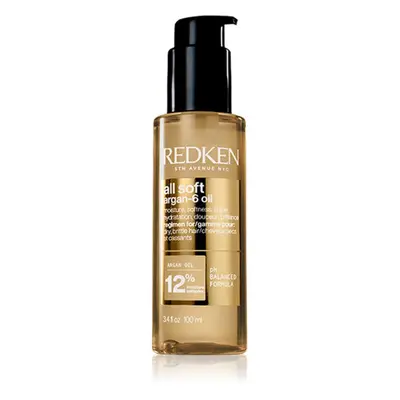 Redken All Soft huile nourrissante pour cheveux secs et fragiles 100 ml