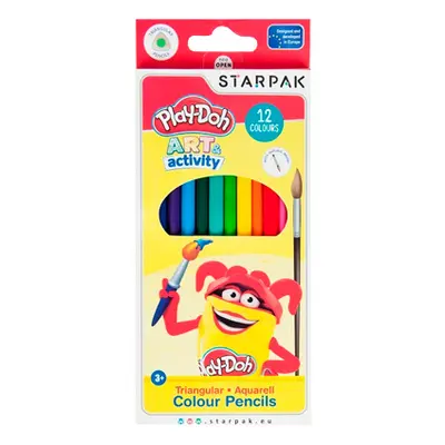 Play-Doh aquarelkrijt - 12 kleuren