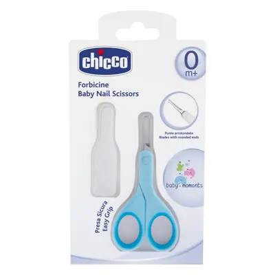 Chicco Baby Moments ciseaux à bout arrondi pour bébé 0m+ Blue 1 pcs