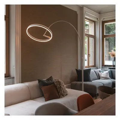 One Bow Vloerlamp 2700/3000K White - SLV One Bow FL - Woonkamer - Modern - Metaal - Meerdere lampen
