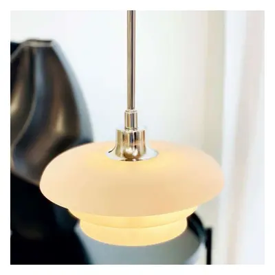 Ava hanglamp, Ø 20 cm, wit, opaalglas - Dyberg Larsen - Woonkamer - Modern - 1 lamp