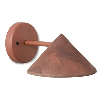 Terra wandlamp HW Coffee Waste Rust Red - Mater - Woonkamer - Kunststof
