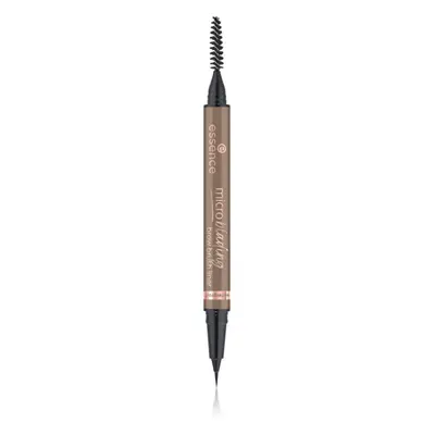 essence Microblading crayon pour sourcils avec pinceau teinte 03 Neutral Brown 0.6 ml