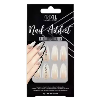 Ardell Nail Addict Nude Light Crystal kunstnagels - 24 stuks