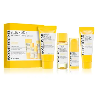 Some By Mi Yuja Niacin Anti Blemish Starter Kit kit voyage pour un teint unifié