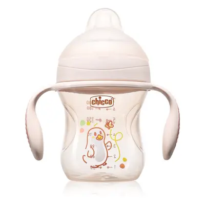 Chicco Transition Cup 4m+ tasse d’apprentissage avec poignées Pink 1 pcs