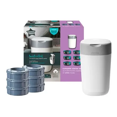 Tommee Tippee Sangenic Twist & Click Luieremmer + 6 navullingen