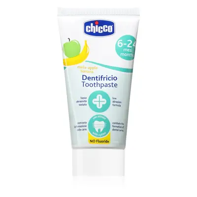 Chicco Fluoride-Free Toothpaste 6-24m Dentifrice sans fluor pour enfant Apple-Banana 50 ml