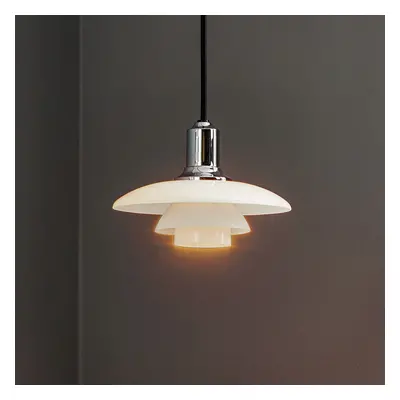 PH 2/1 Suspension, Ø 20 cm, chrome, verre - Louis Poulsen - Salon / séjour - Design - À ampoule unique