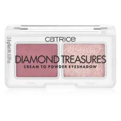 Catrice Diamond Treasures duo de fards à paupières teinte 020 Fairy Dust 2.8 g