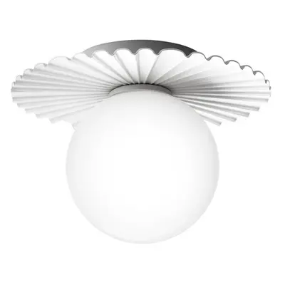 Liila Muuse plafondlamp, wit/opaal, Ø 20 cm, IP44 - Nuura Nuura Aps - Woonkamer - Scandinavisch - Metaal - 1 lamp