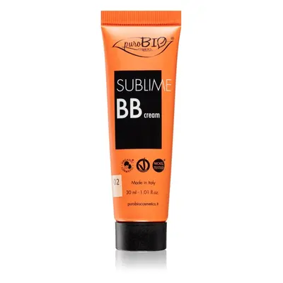 puroBIO Cosmetics Sublime BB crème hydratante teinte 02 30 ml
