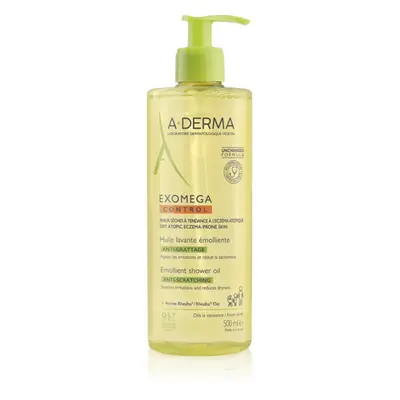 A-Derma Exomega Control Emolliërende anti-jeuk Wasolie | Droge huid met neiging tot atopisch eczeem 500 Olie