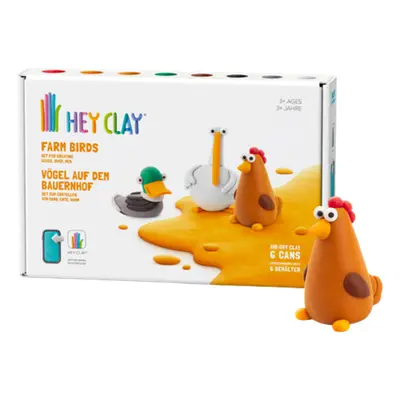 Tomy Hey Clay Boerderijdieren Vogels Medium Boetseerset â 6 stuks