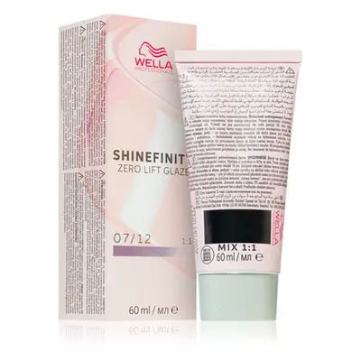 Wella Professionals Shinefinity Zero Lift Glaze professionele demi-permanente haarkleuring 07/12 Cool Mushroom 60 ml