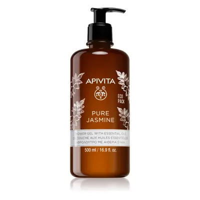 Apivita Pure Jasmine Shower Gel gel douche hydratant aux huiles essentielles 500 ml
