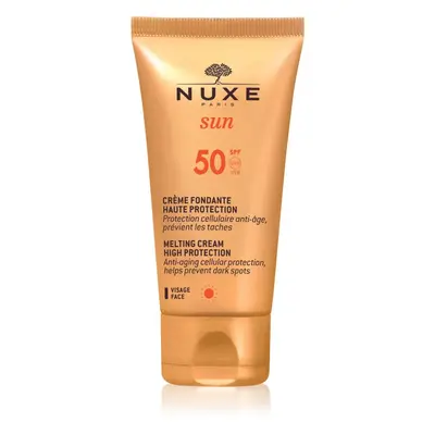 Nuxe Sun Melting Cream High Protection crème solaire visage SPF 50 50 ml
