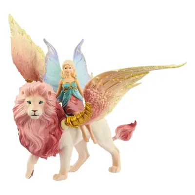Schleich Bayala Vliegende Fee op Gevleugelde Leeuw Figuur – 70714