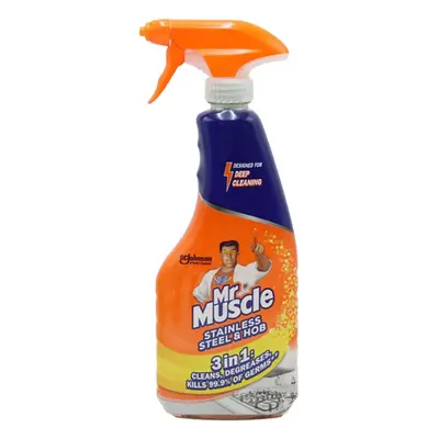 Mr Muscle Stainless Steel & Hob 3-in-1 Reinigingsspray â 530 ml