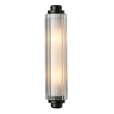 Nimal dubbele wandlamp IP44, metaal, zwart - Nordlux Nimal Double - Badkamer - Kunststof - Meerdere lampen