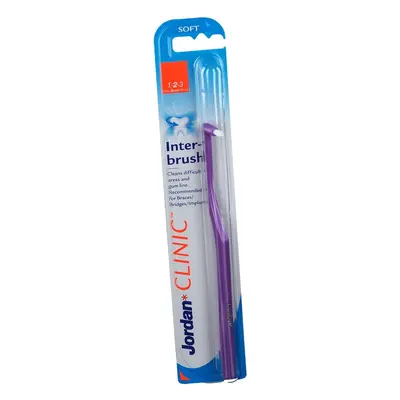 Jordan Clinic Interbrush Soft brosse à dents "single" 1 pcs