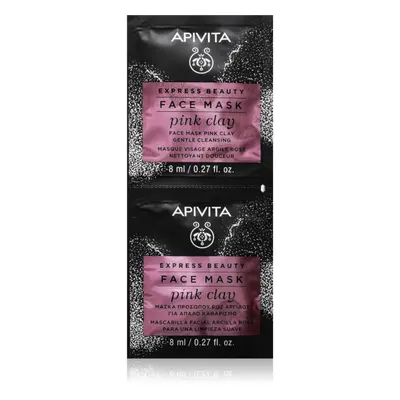 Apivita Express Beauty Pink Clay masque purifiant 8 ml
