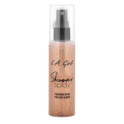 L.A. Girl Cosmetics Shimmer Spray spray fixateur de maquillage visage et corps teinte Rose Gold 80 ml