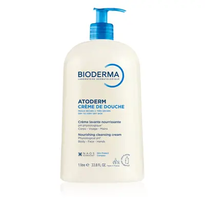 Bioderma Atoderm Shower Cream crème de douche nourrissante pour peaux sèches et sensibles 1000 ml