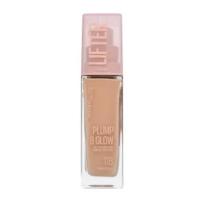 Maybelline Lifter Plump & Glow SPF 15 Foundation vloeibare make-up voor een uniforme en stralende teint 118 30 ml