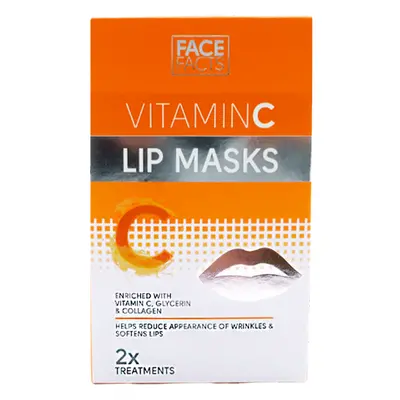 Face Facts Vitamine C Lip Masker - 2 stuks