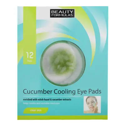 Beauty Formulas Komkommer verkoelend oogmasker - 12 stuks