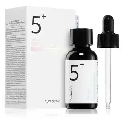 Numbuzin No. 5 Glutathione Vitamin Concentrated Serum sérum visage concentré pour peaux hyperpigmentées 30 ml