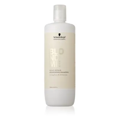Schwarzkopf Professional BlondMe Bond Repair Nourishing Shampoo Voedende Shampoo voor blond haar 1000 ml
