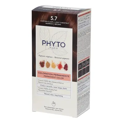 Phyto Color coloration cheveux sans ammoniaque teinte 5.7 Light Chestnut Brown 1 pcs