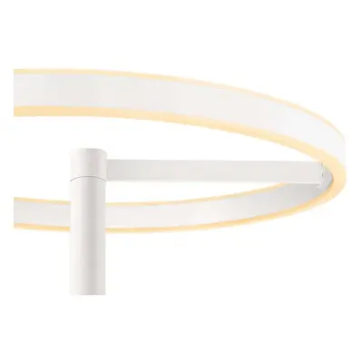 One Straight vloerlamp 2700/3000K wit - SLV - Woonkamer - Modern - Metaal - Ring
