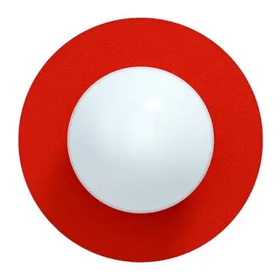 Candy Big Circle 360 L wandlamp, rood - Swedish Ninja - Woonkamer - Metaal
