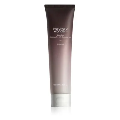 Haruharu Wonder Black Rice Moisture gel nettoyant doux pour peaux sensibles et intolérantes 100 ml