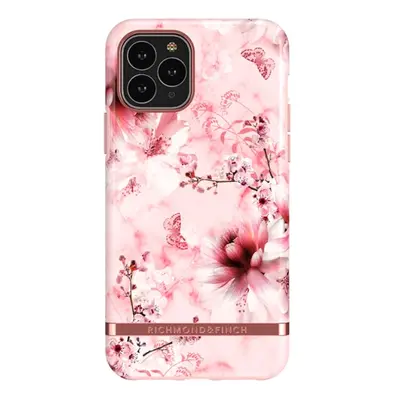 Richmond & Finch Roze Marmer Bloemen iPhone 11 Pro Cover