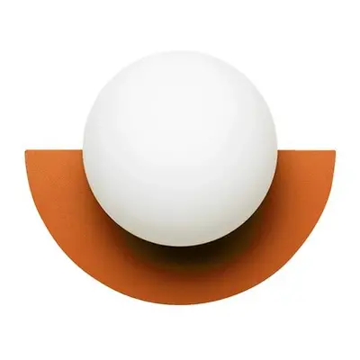 Candy Big Circle 180 L wandlamp, oranje - Swedish Ninja - Woonkamer - Metaal