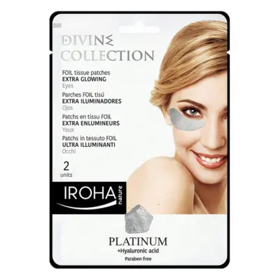 Iroha Platina Weefsel Ooglapjes - 2 stuks