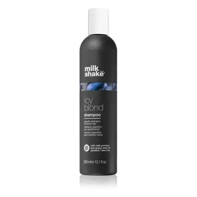 milk_shake® Icy Blond Shampoo shampoing neutralisant les reflets jaunes pour cheveux blonds 300 ml