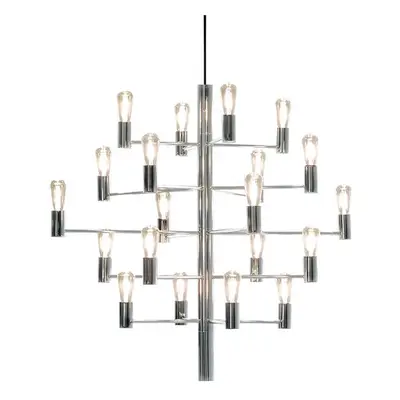 Manola 20 Kroonluchter Chrome - Herstal - Eetkamer - Metaal