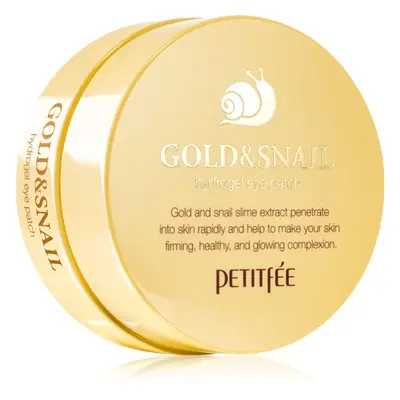 Petitfee, Gold & Snail Hydrogel Ooglapje, 60 pleisters