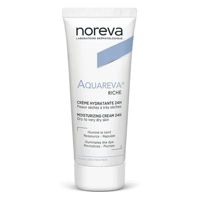 Noreva Aquareva Rich Moisturizing Cream 24h crème nourrissante pour une hydratation intense 40 ml