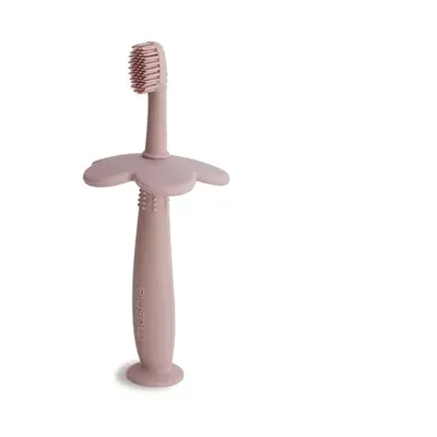 Mushie Learning Toothbrush brosse à dents Flower Blush 1 pcs