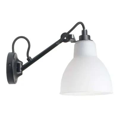 104 wandlamp Zwart/Polycarbonaat - Lampe Gras - Woonkamer - Metaal