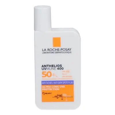 La Roche-Posay Anthelios Uvmune 400 Anti-pigmentvlekken Fluide SPF50+ | Zeer Hoge Bescherming Voor een gevoelige Huid 50 Crème