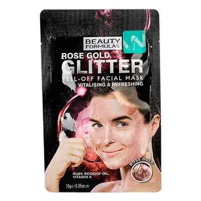 Beauty Formulas RosÃ©goud Glitter Gezichtsmasker